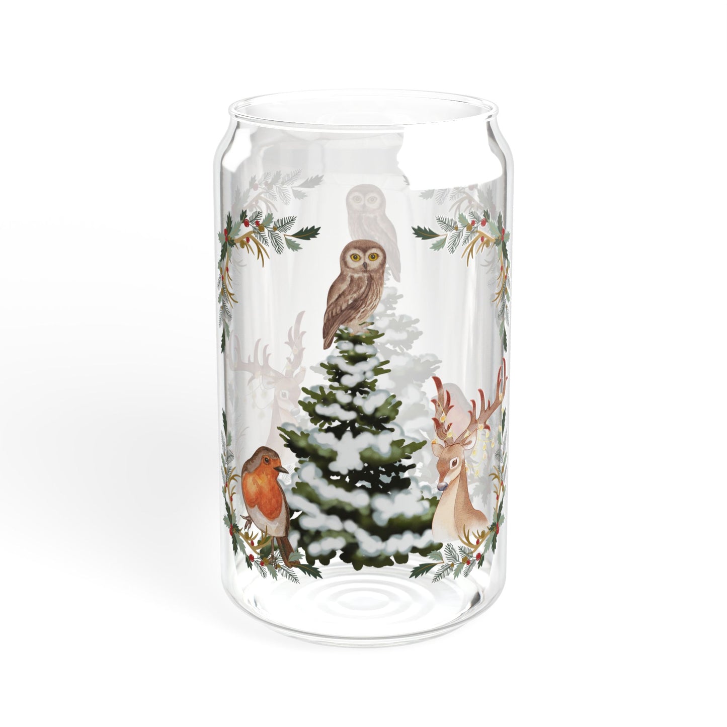 Winter Tree - Sipper Glass, 16oz