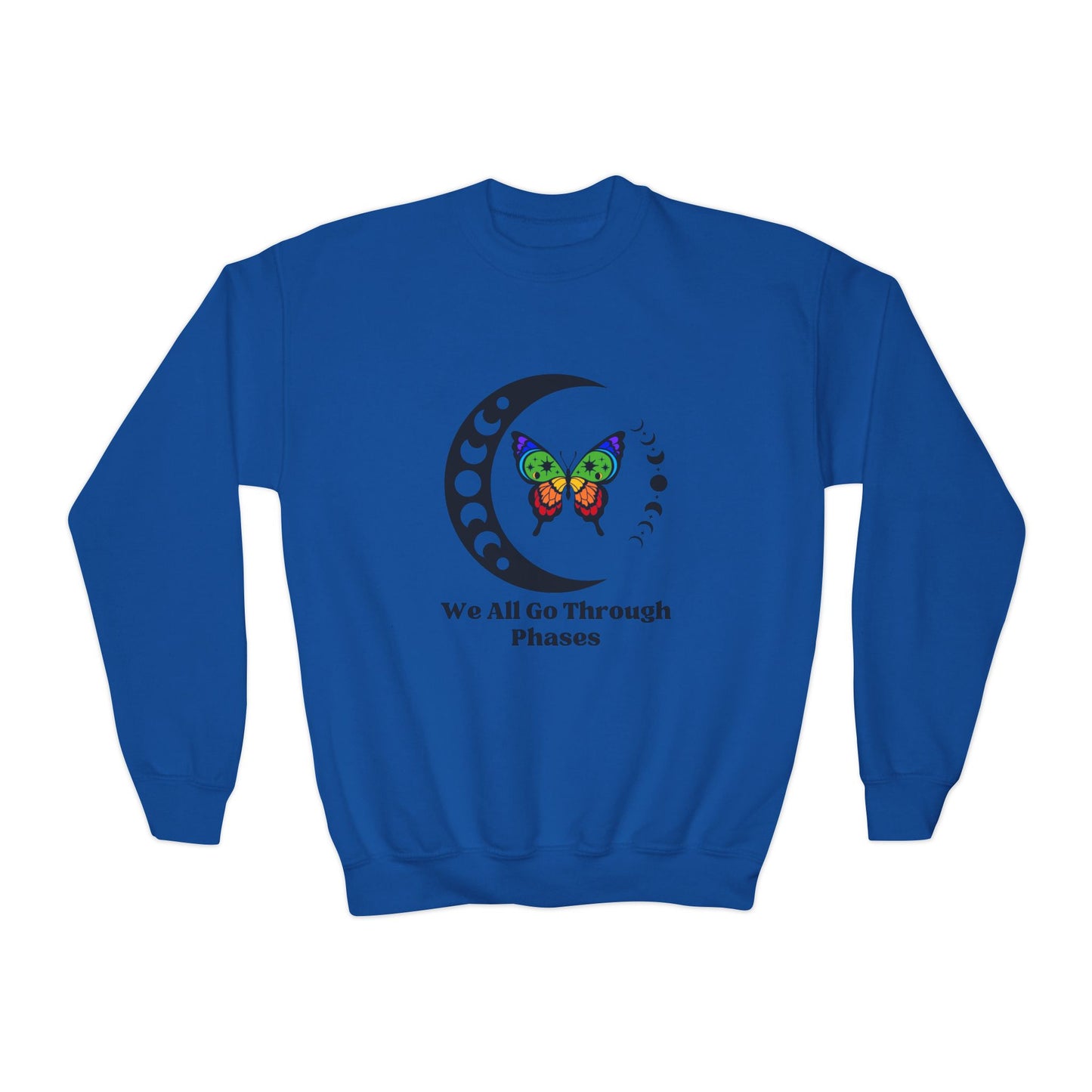 We All Go Through Phases - Youth Crewneck Sweatshirt