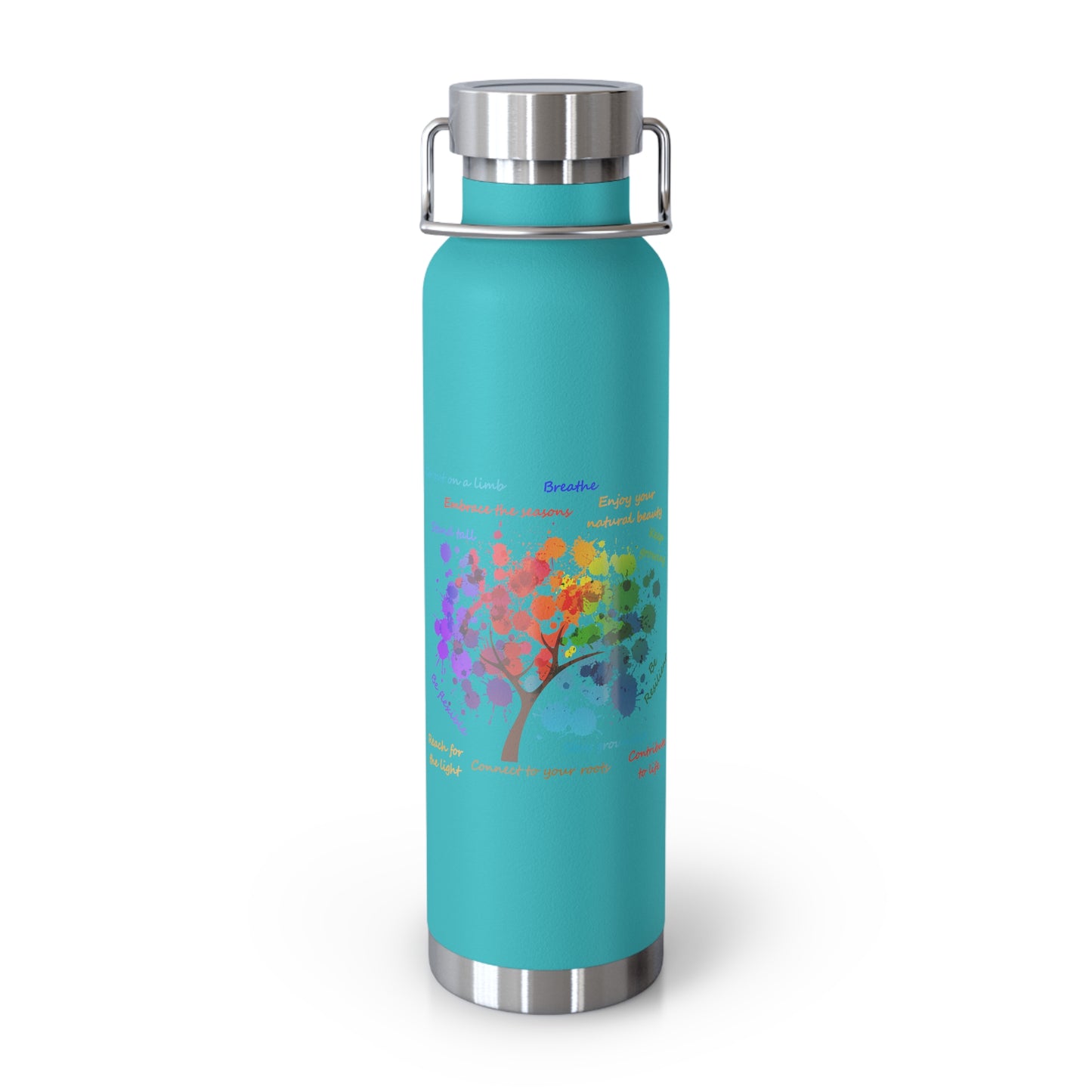 Tree of Life - Copper Vacuum Insulated Bottle, 22oz