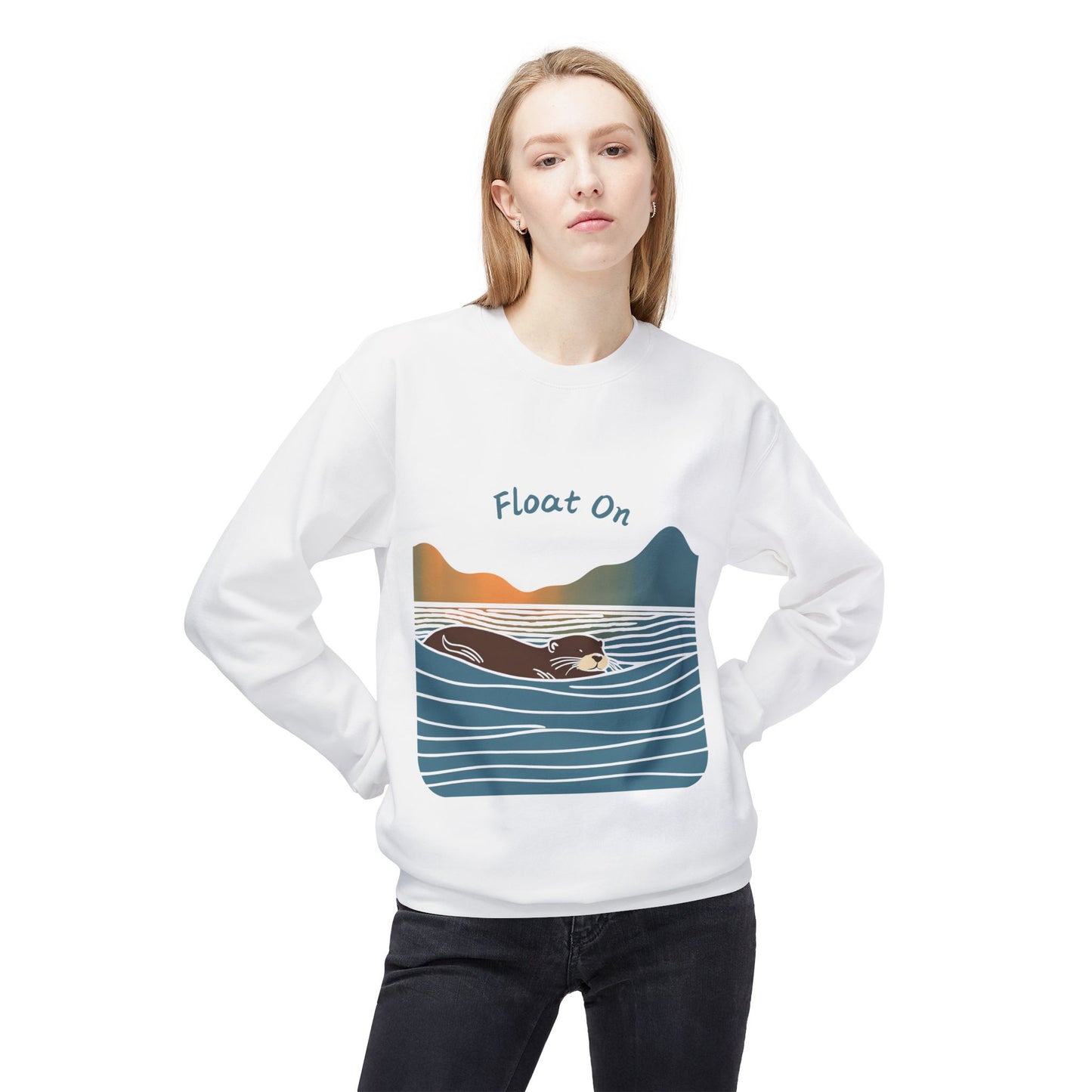 Float On - Adult Crewneck Sweatshirt