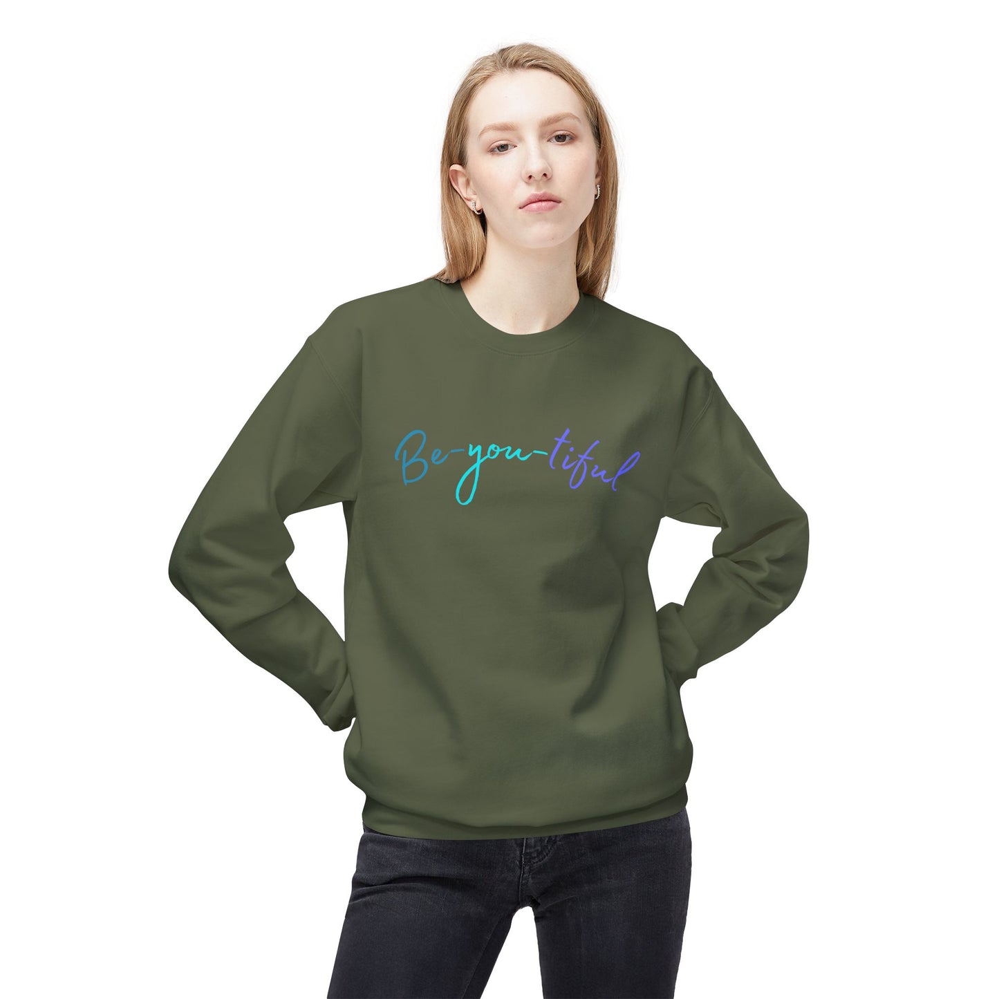 Be-you-tiful - Adult Crewneck Sweatshirt