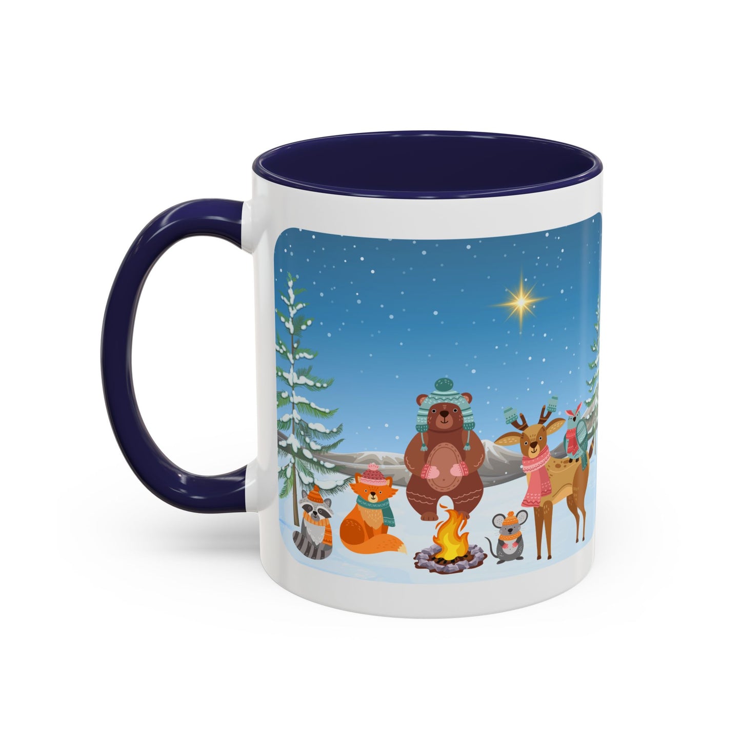 Winter Animal Party - Accent Coffee Mug (11, 15oz)