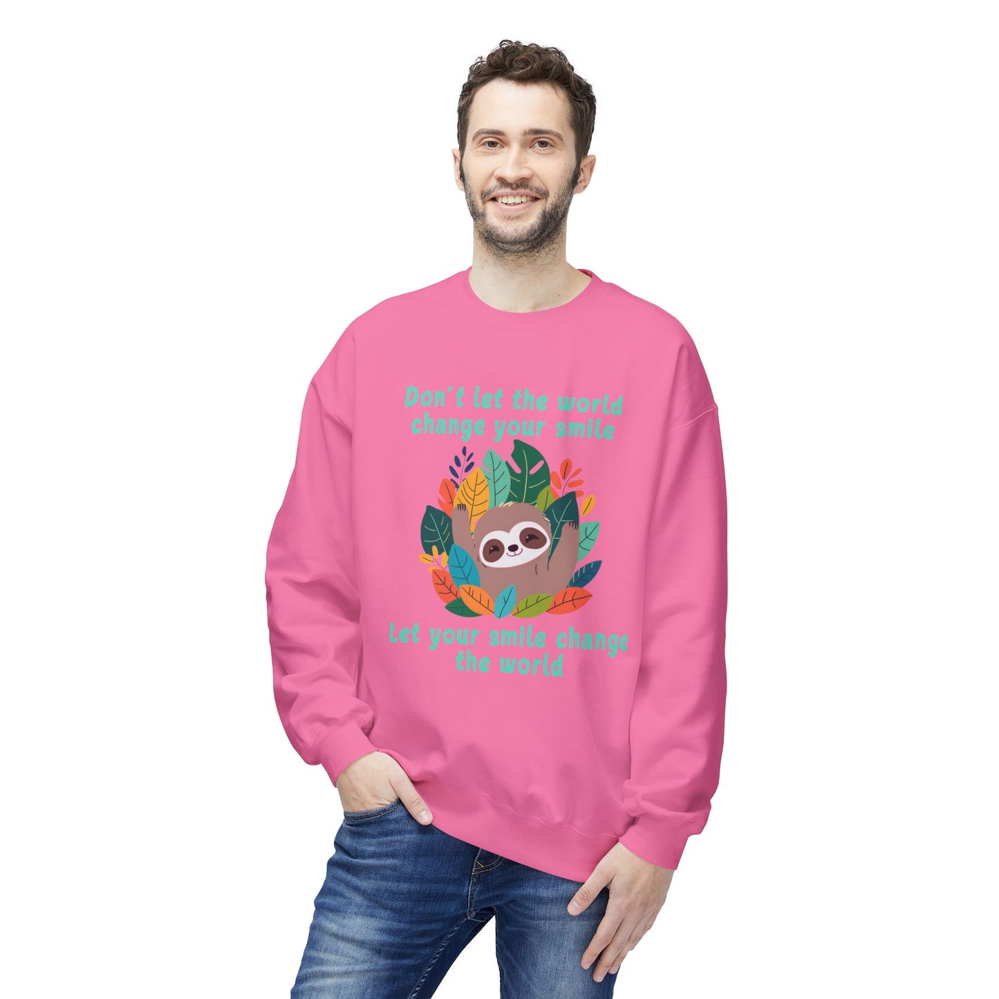 Sloth Smile - Adult Unisex Sweatshirt