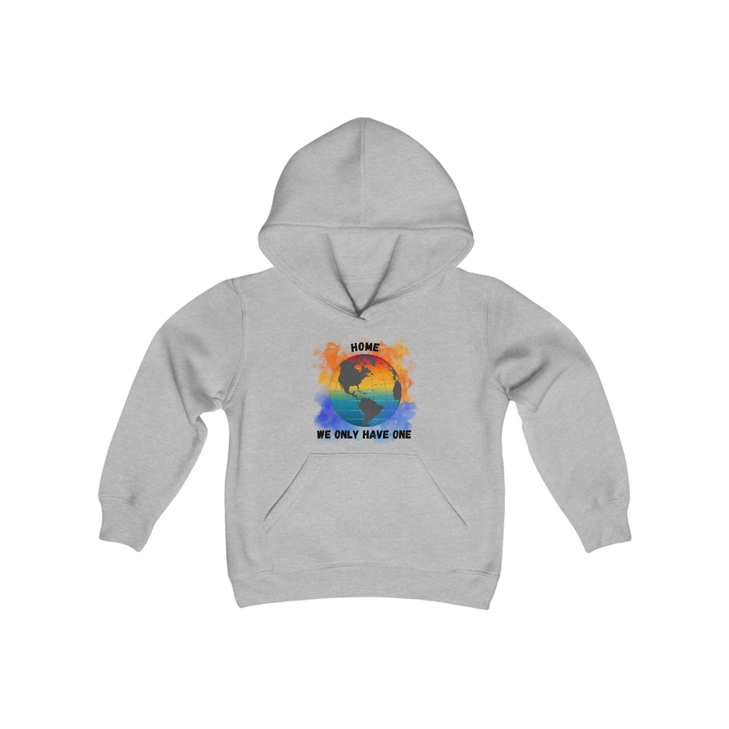 Planet Home - Youth Hoodie Sweatshirt - Vibrant Colors