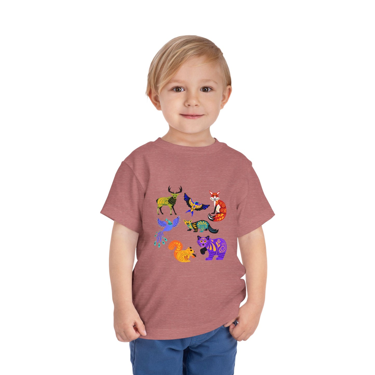 Artsy Animals - Toddler Short Sleeve Tee