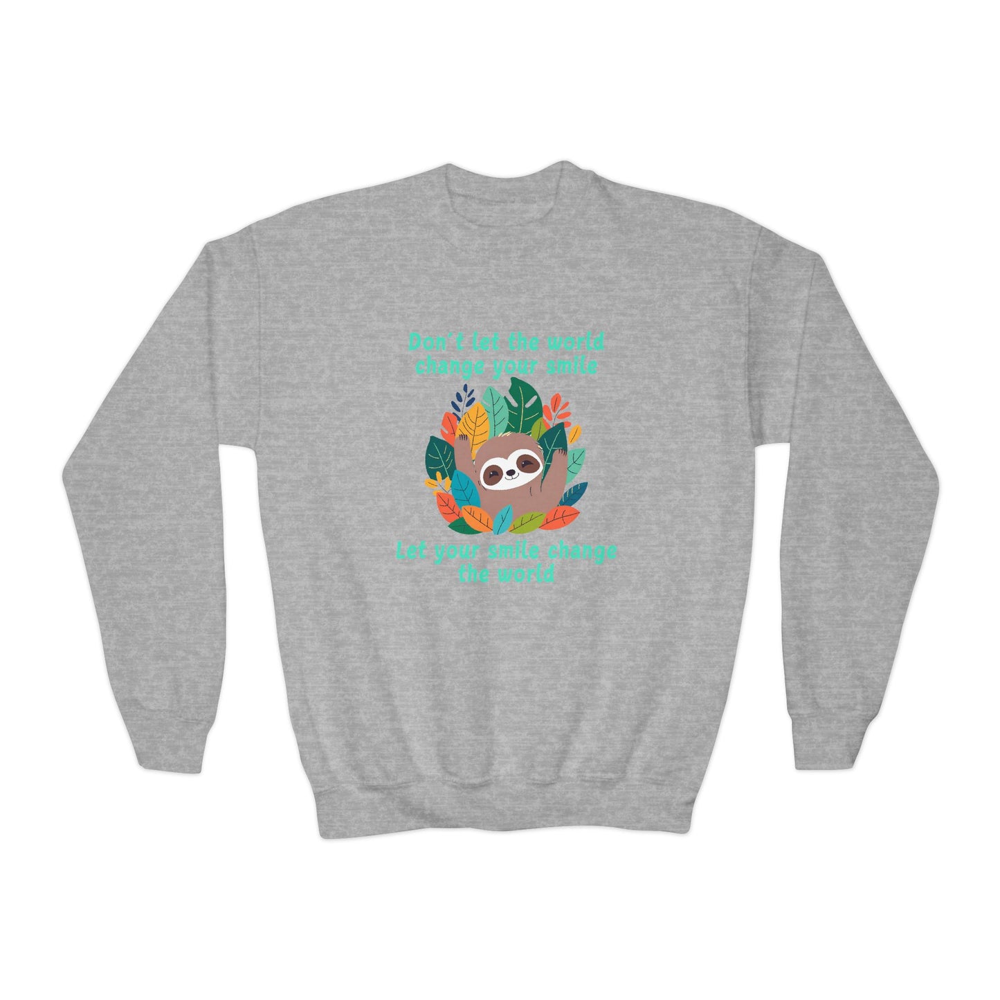 Sloth Smile - Youth Crewneck Sweatshirt