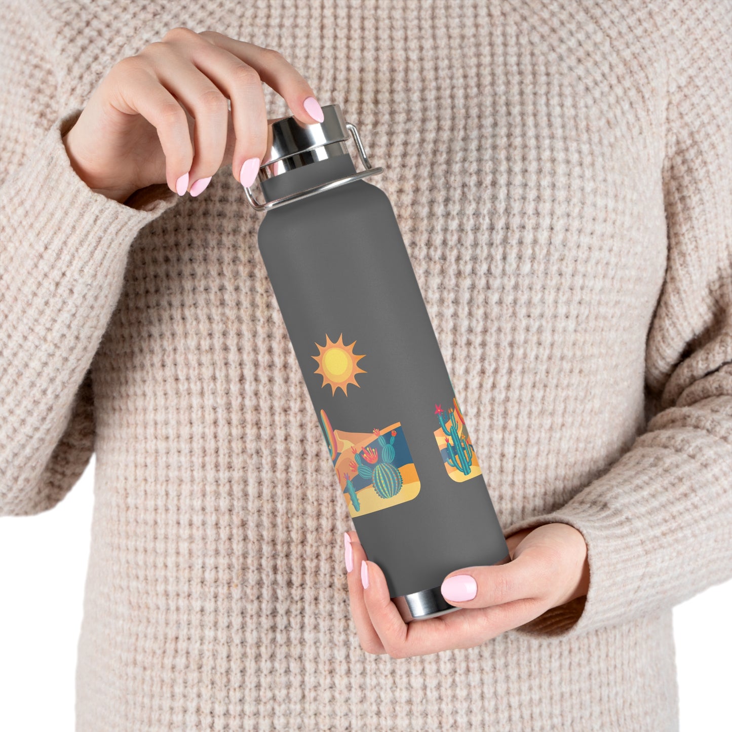 Desert Colors - Copper Vacuum Insulated Bottle, 22oz