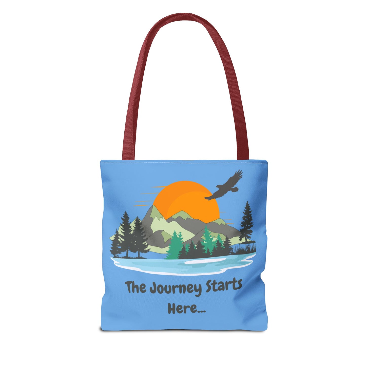 Journey Starts Here - Tote Bag (AOP)