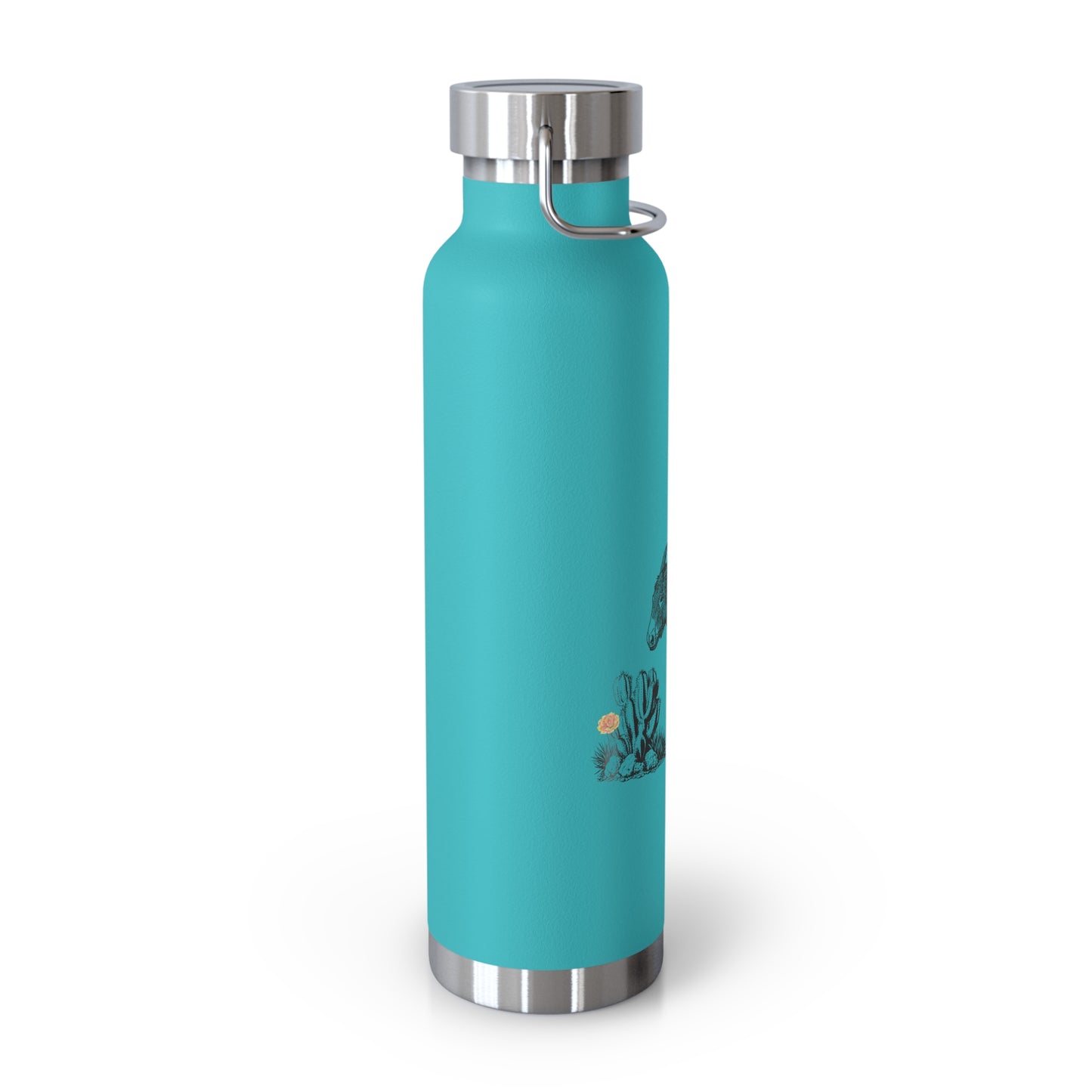 Donkey Desert - Copper Vacuum Insulated Bottle, 22oz