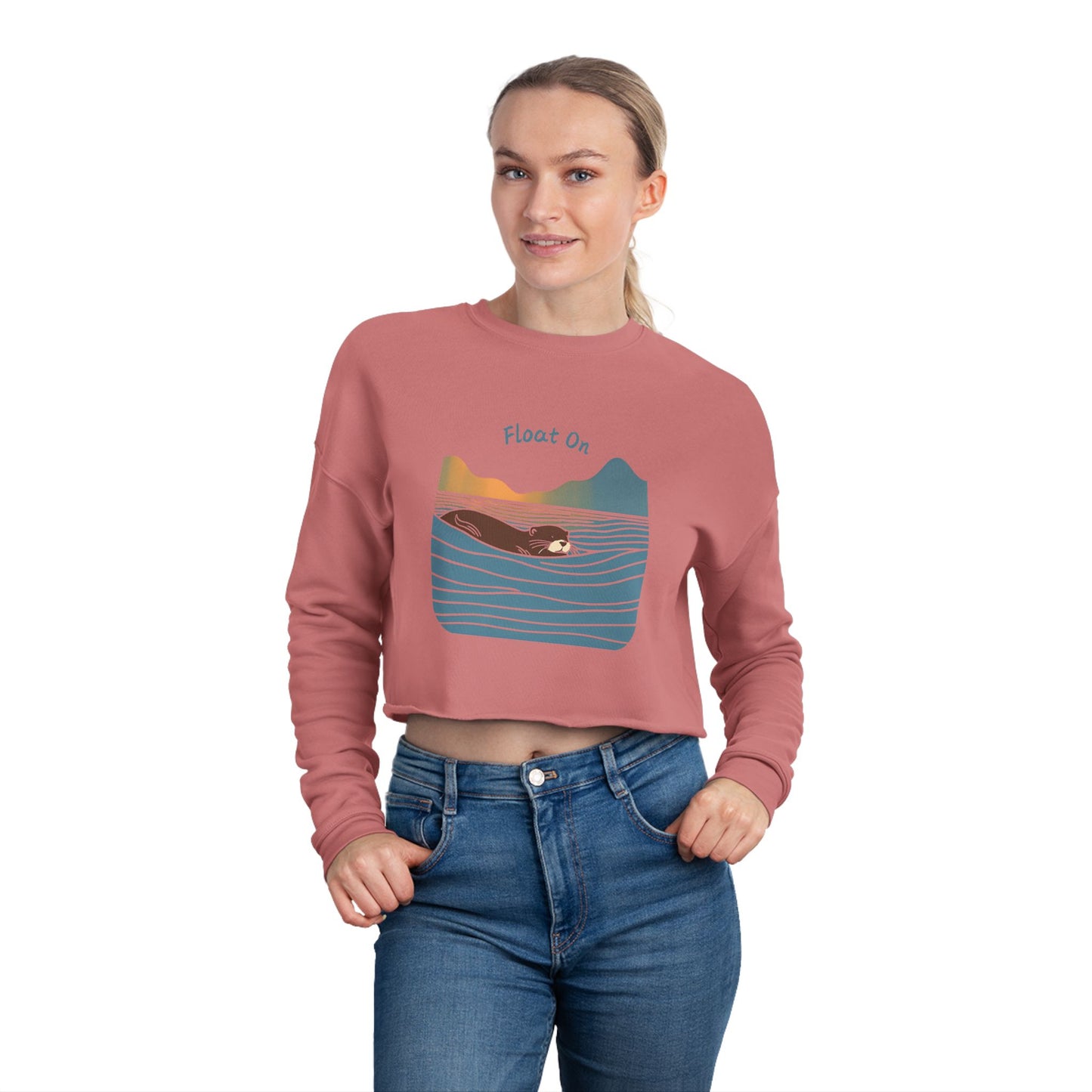 Float On - Women's Cropped Sweatshirt