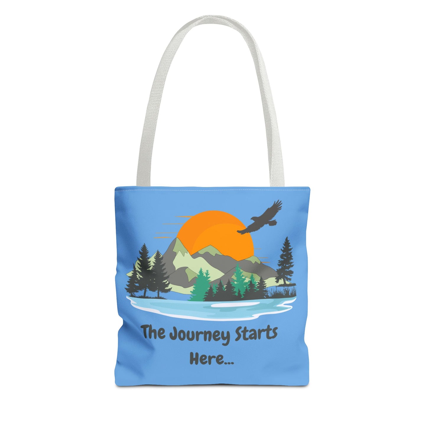 Journey Starts Here - Tote Bag (AOP)