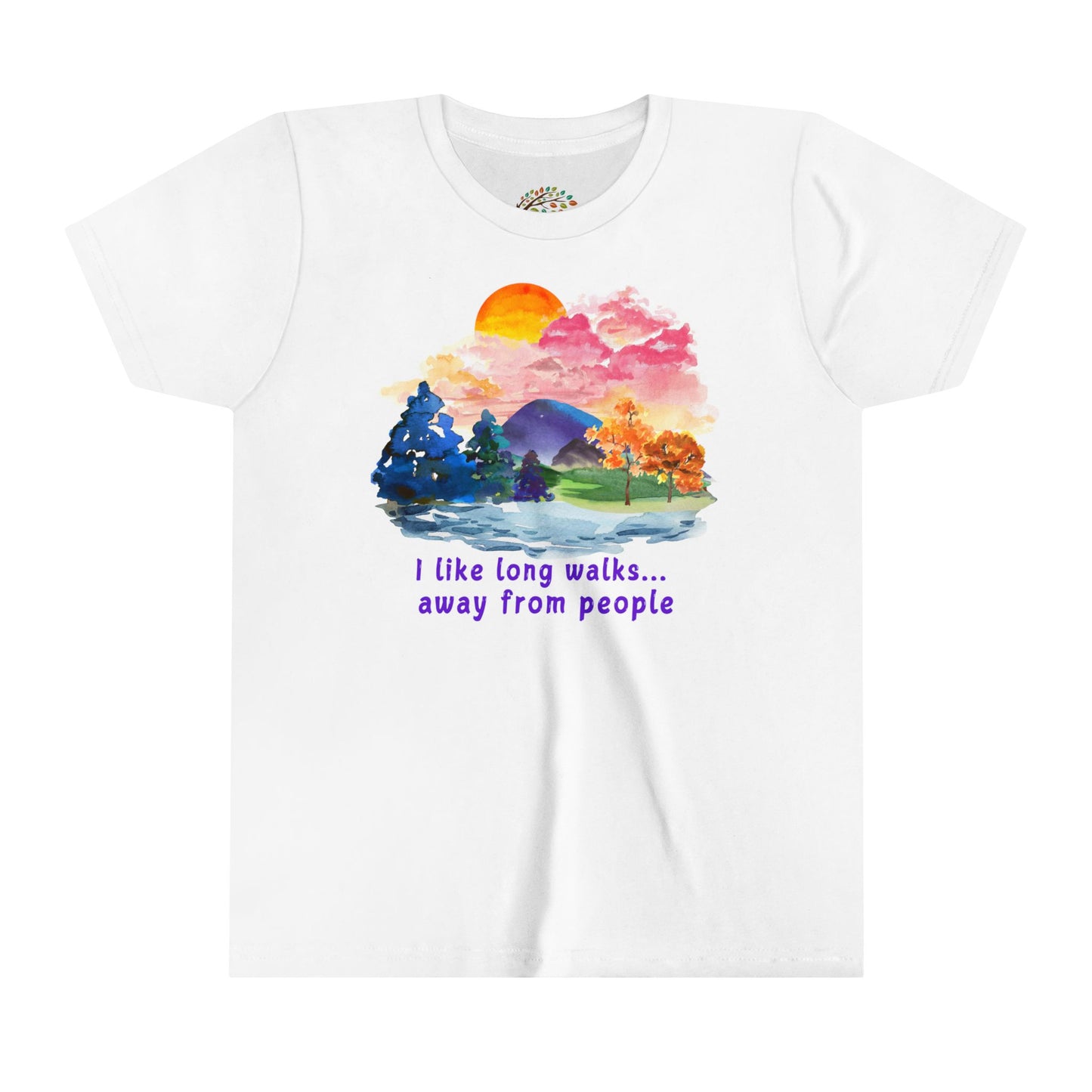 Long Walks Away From People - Youth Tee