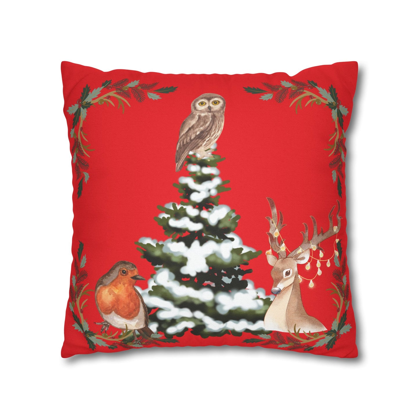 Winter Tree - Square Pillowcase - Various Sizes