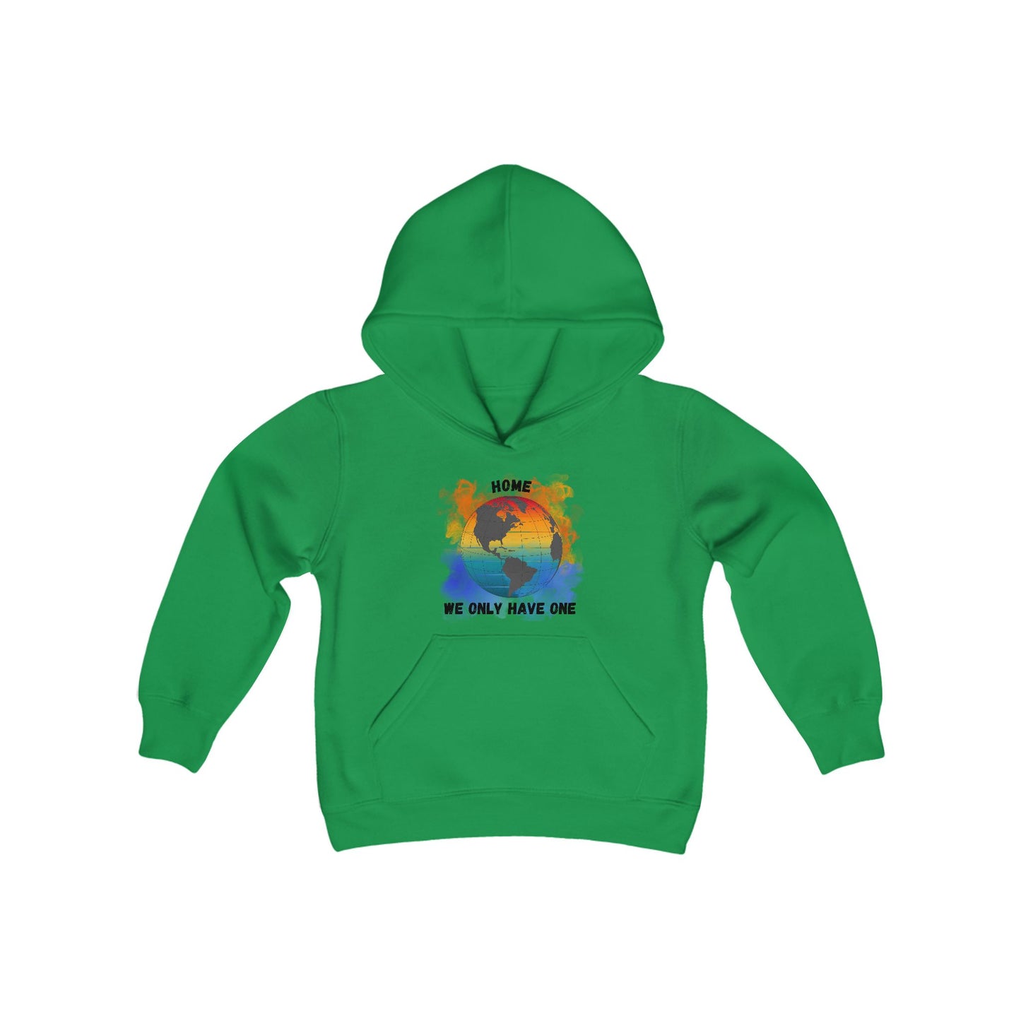 Planet Home - Youth Hoodie Sweatshirt - Vibrant Colors