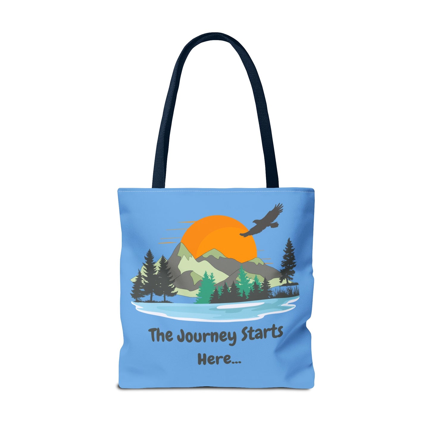 Journey Starts Here - Tote Bag (AOP)