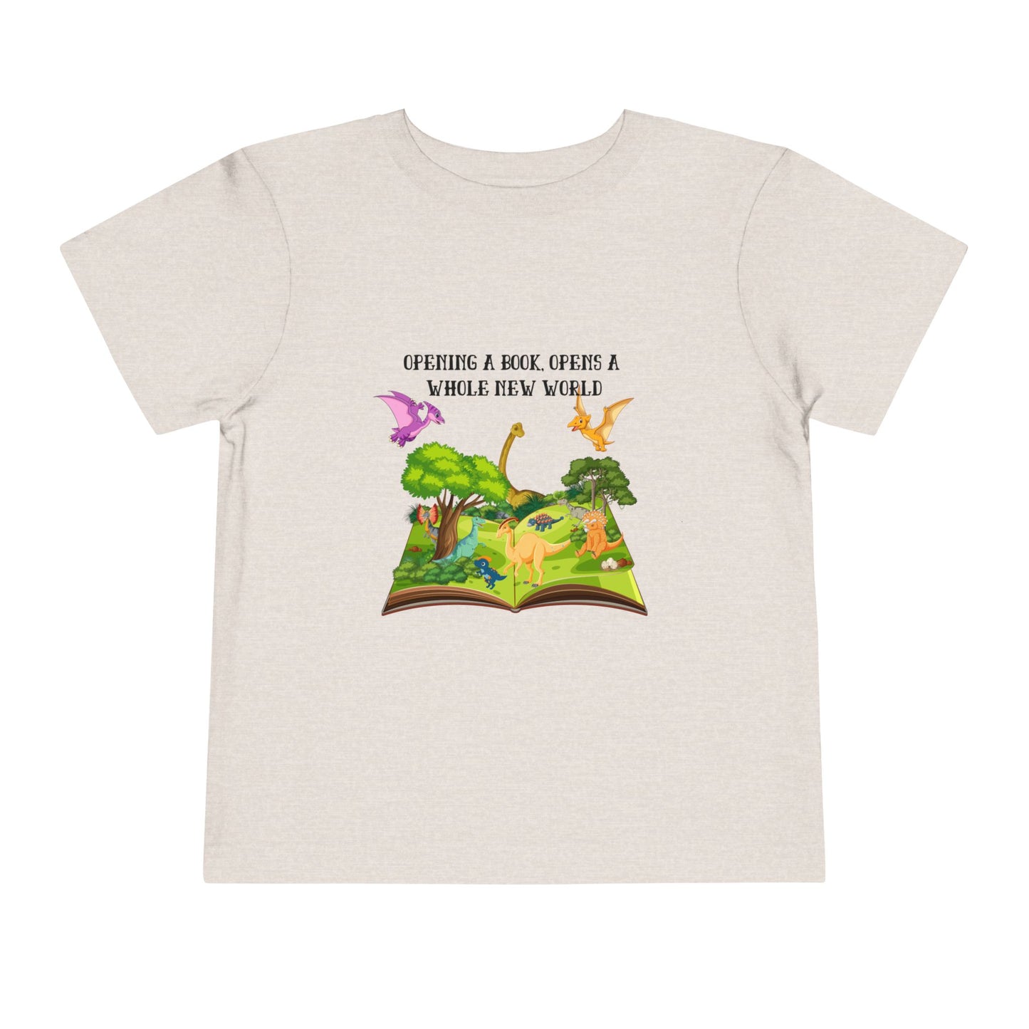 Dinosaur Book Adventure - Toddler Short Sleeve Tee - Discovery Awaits