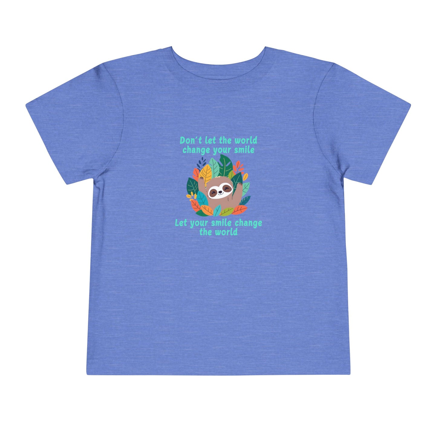 Sloth Smile - Toddler Short Sleeve Tee