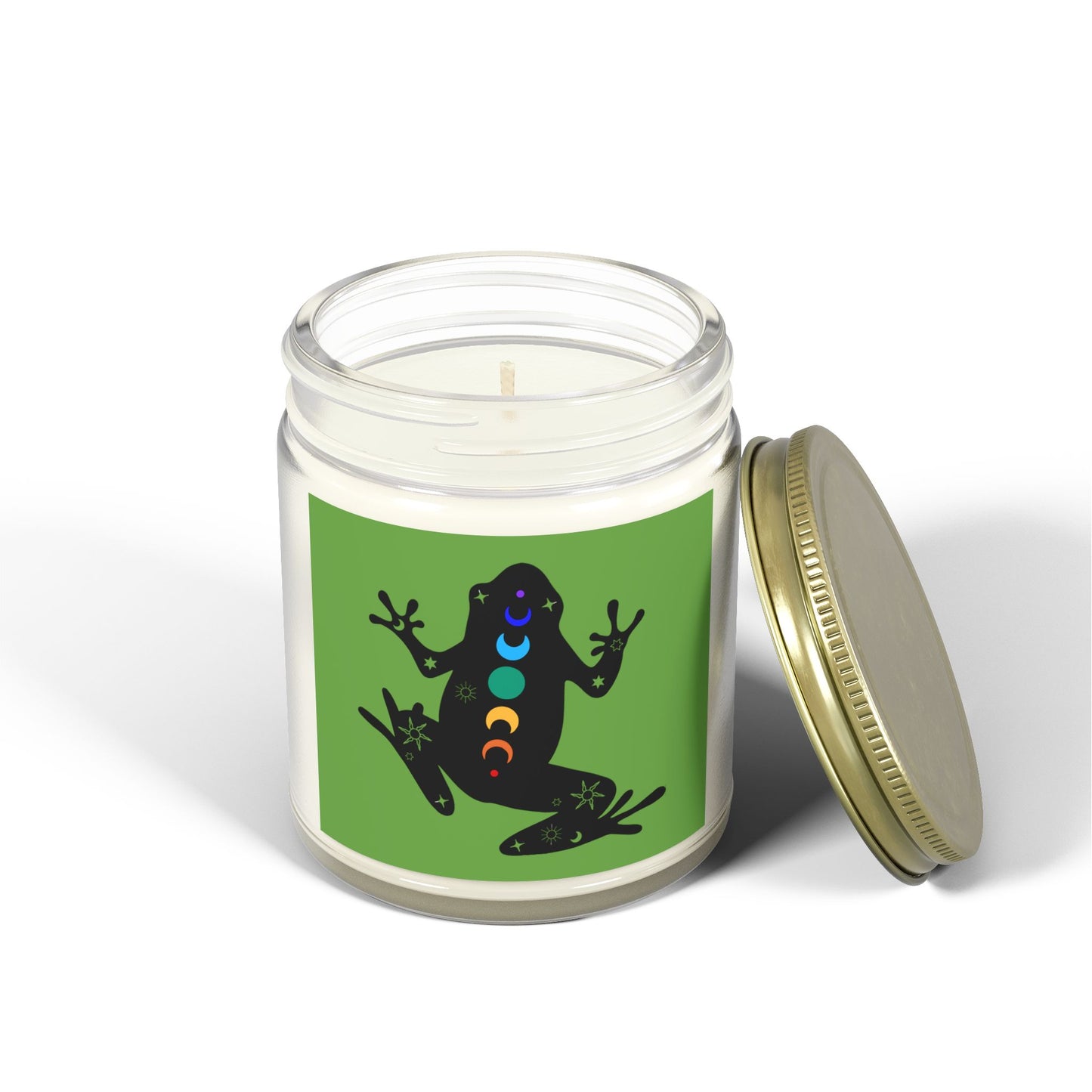 Healing Frog - Scented Coconut Apricot Candles (4oz, 9oz)