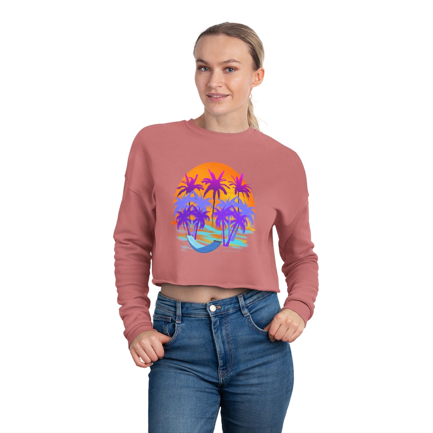 Tropical Paradise - Women's Cropped Sweatshirt