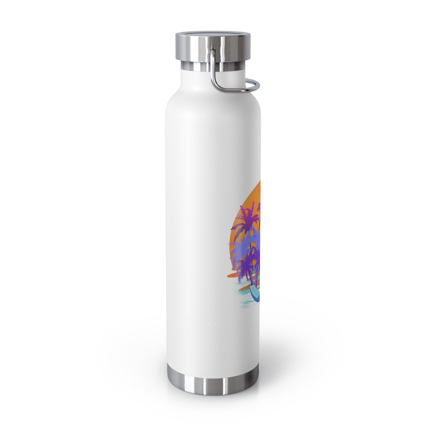 Tropical Paradise - Copper Vacuum Insulated Bottle, 22oz