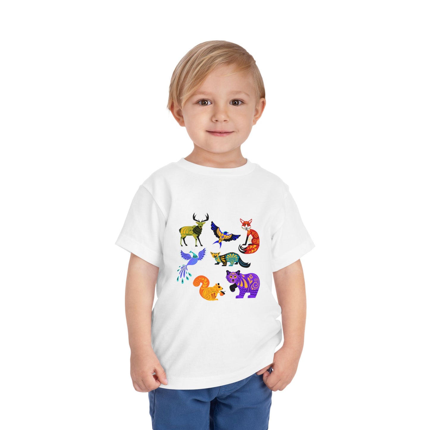 Artsy Animals - Toddler Short Sleeve Tee