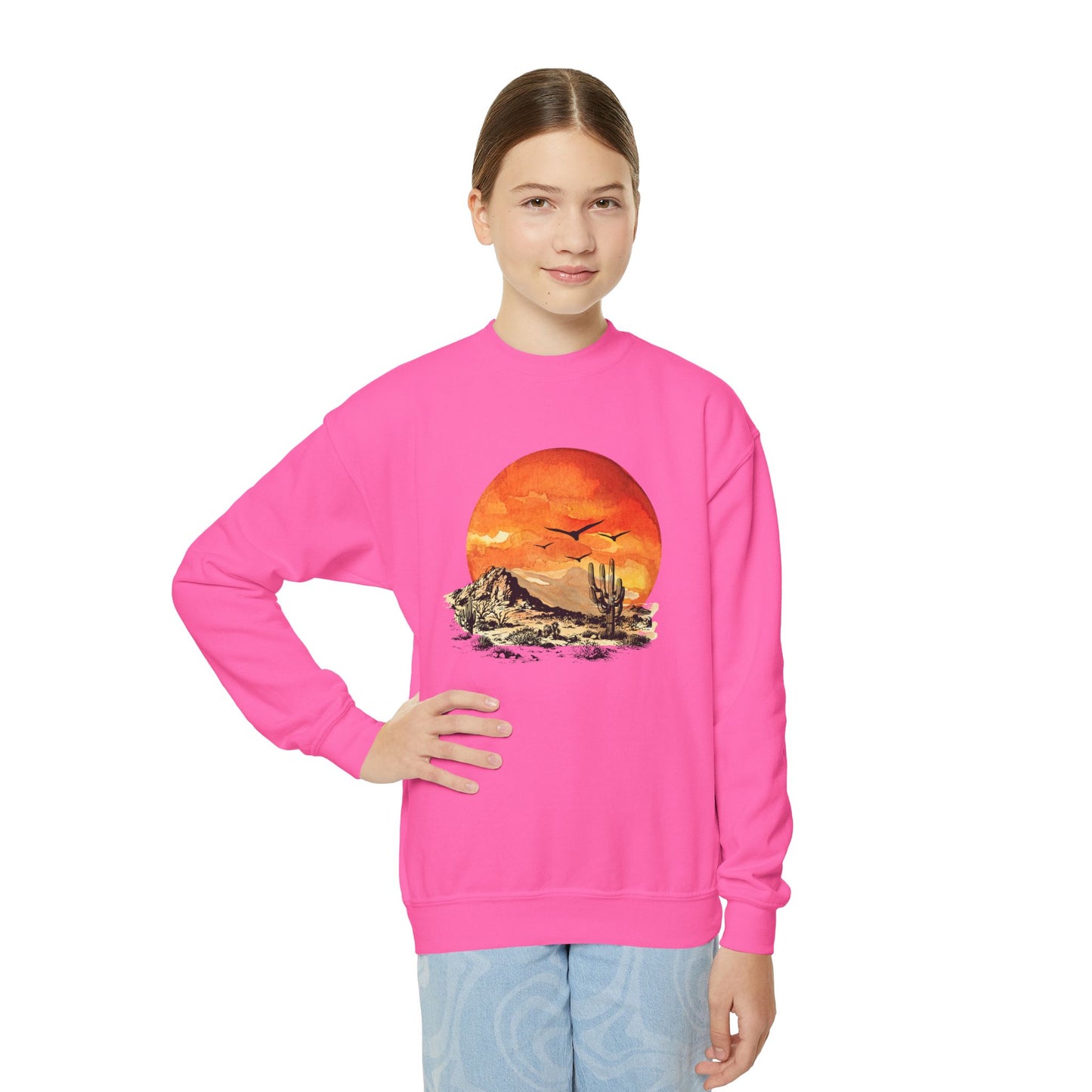 Desert Sun - Youth Crewneck Sweatshirt