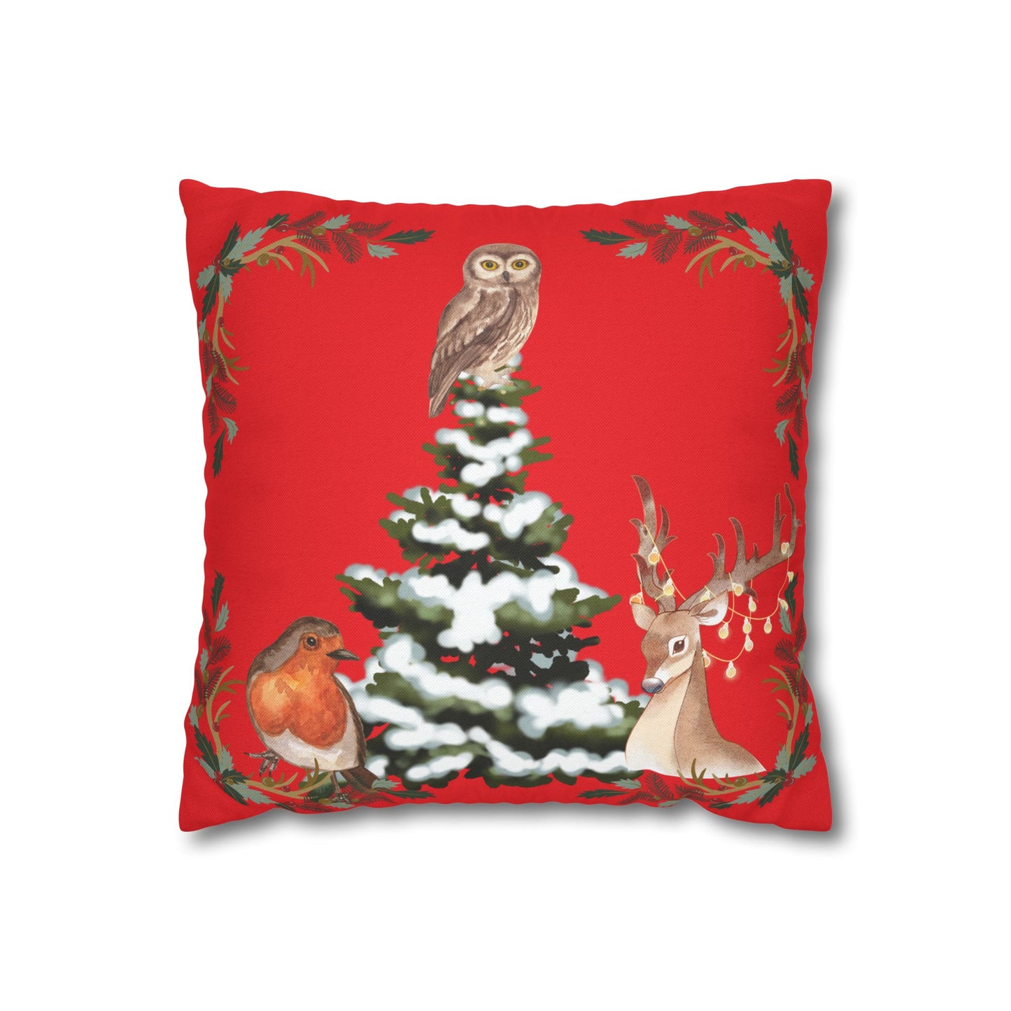 Winter Tree - Square Pillowcase - Various Sizes