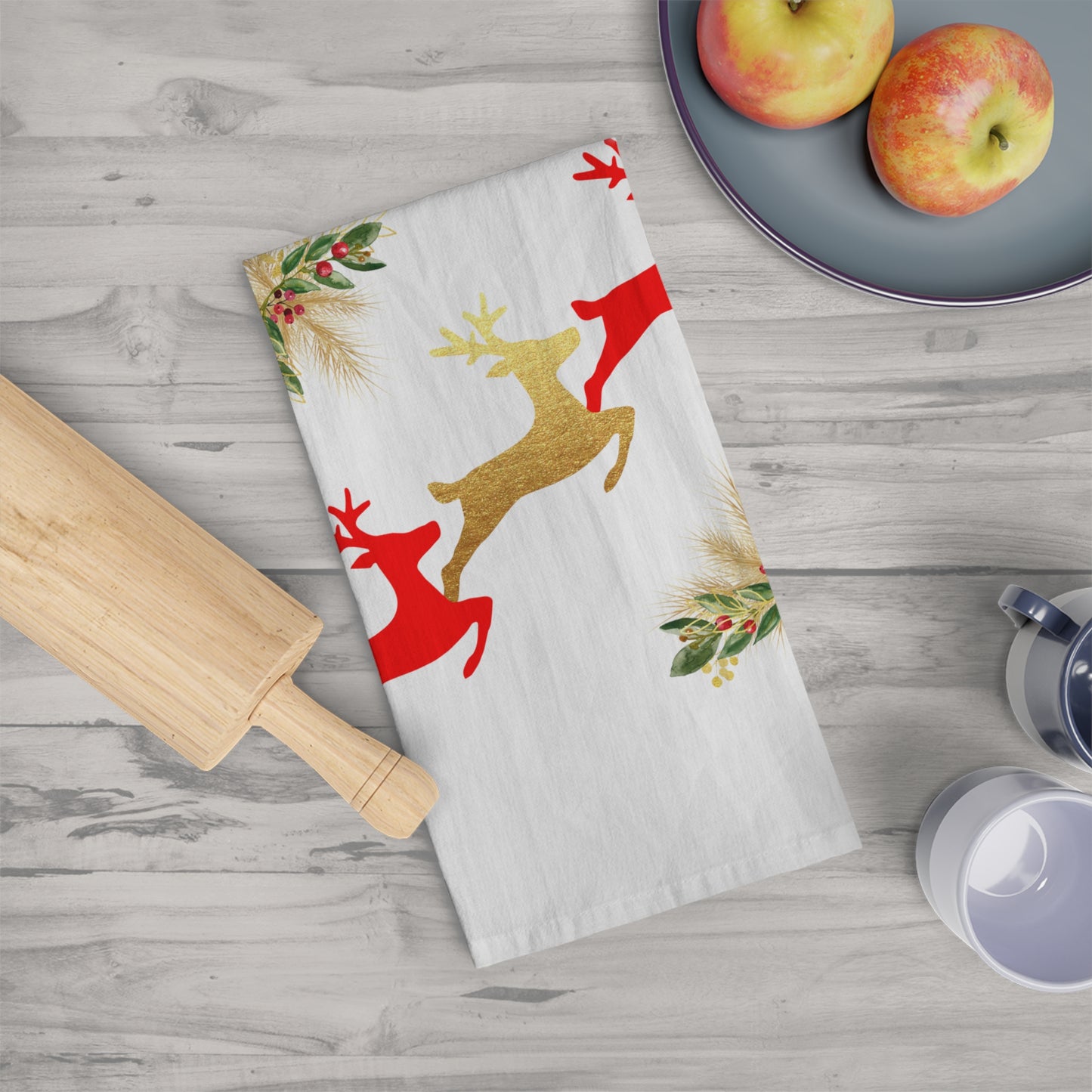 Reindeer Fun - Tea Towel