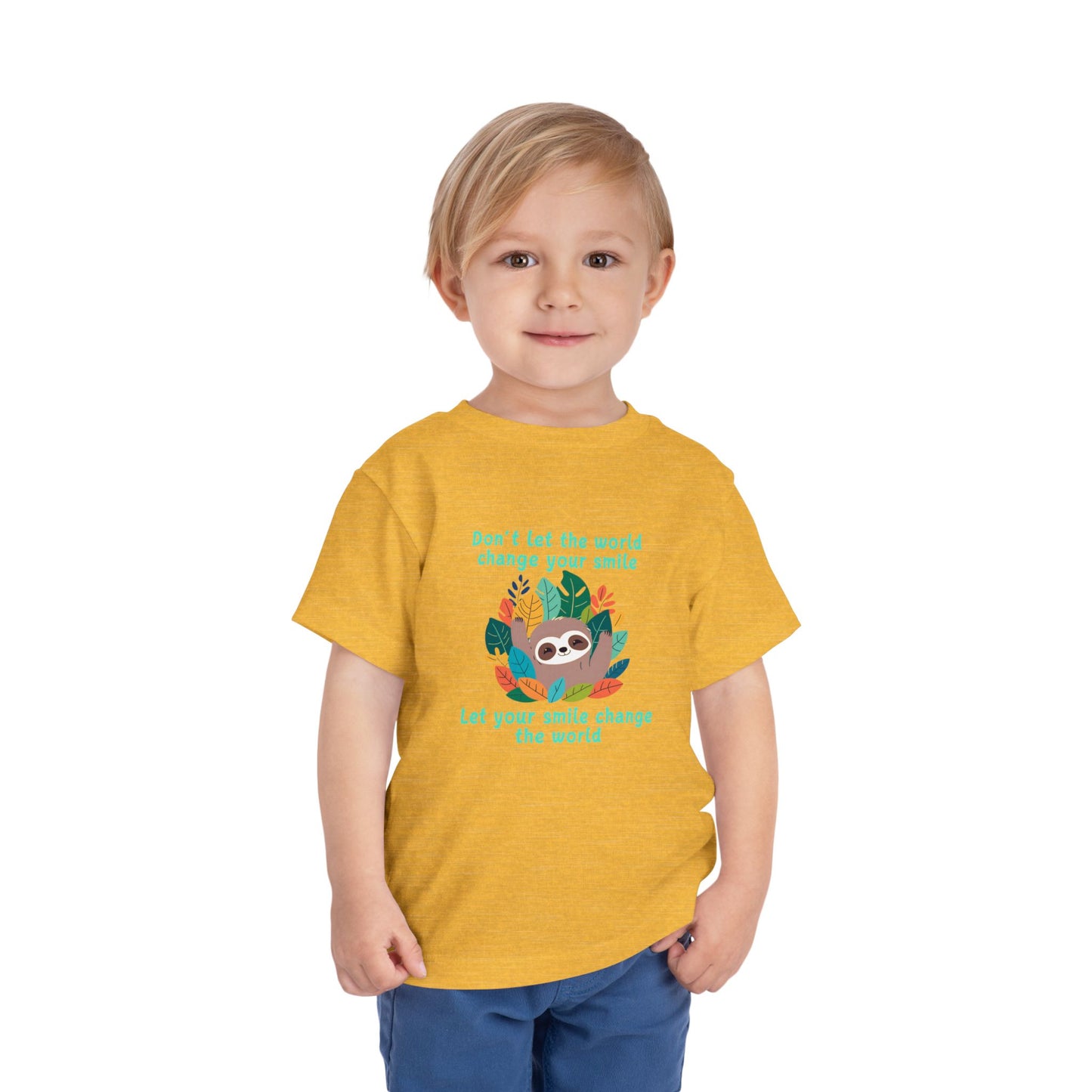 Sloth Smile - Toddler Short Sleeve Tee