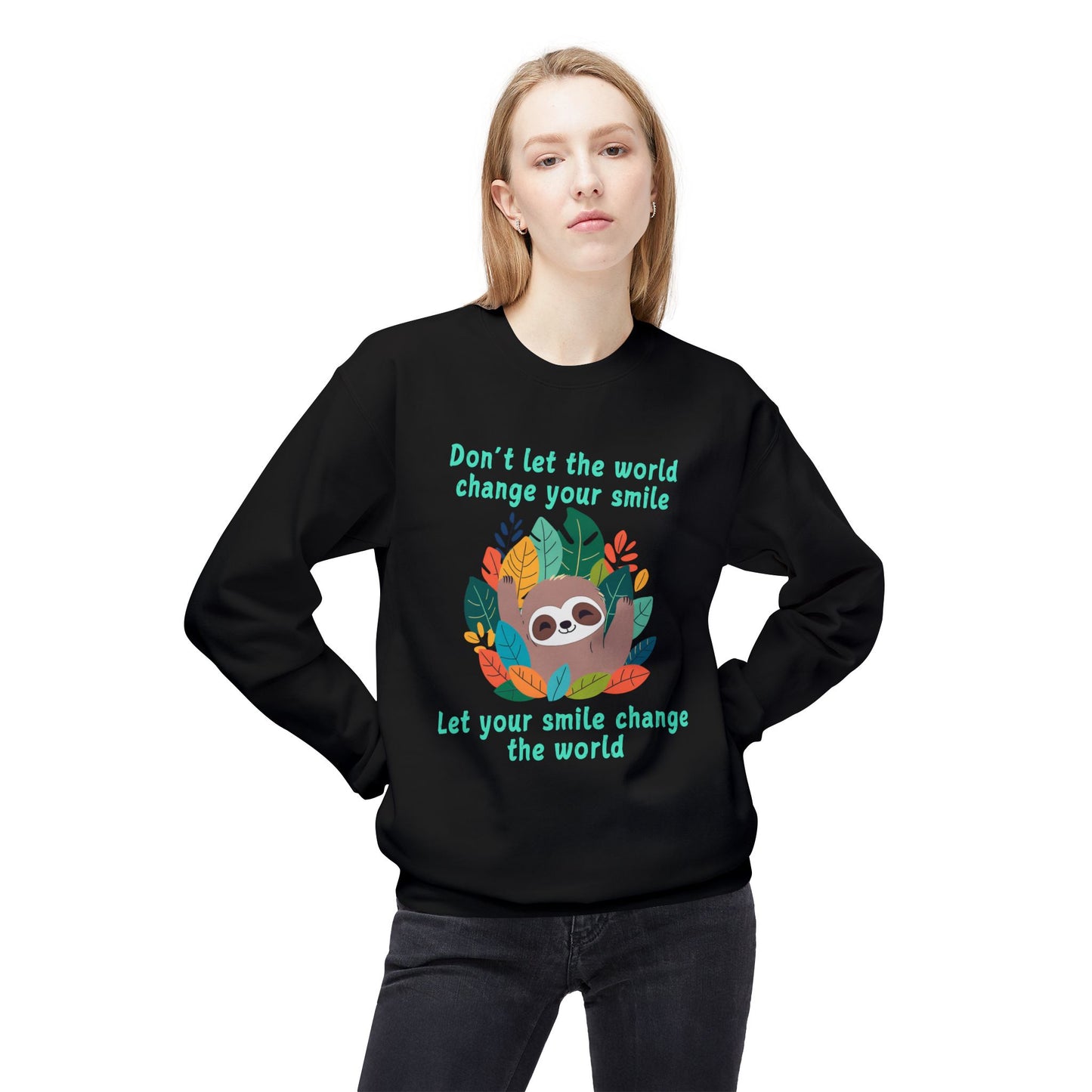 Sloth Smile - Adult Unisex Sweatshirt