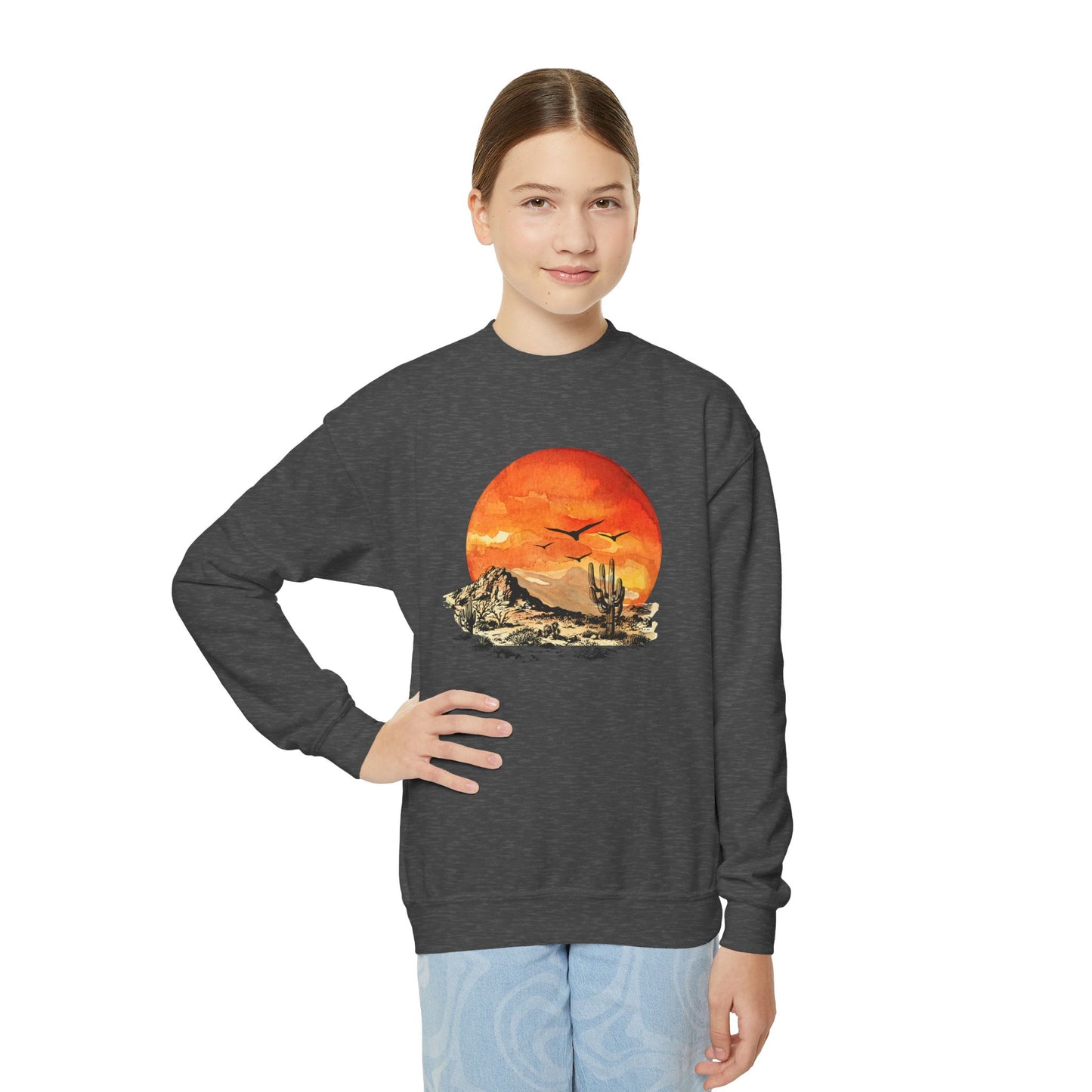 Desert Sun - Youth Crewneck Sweatshirt