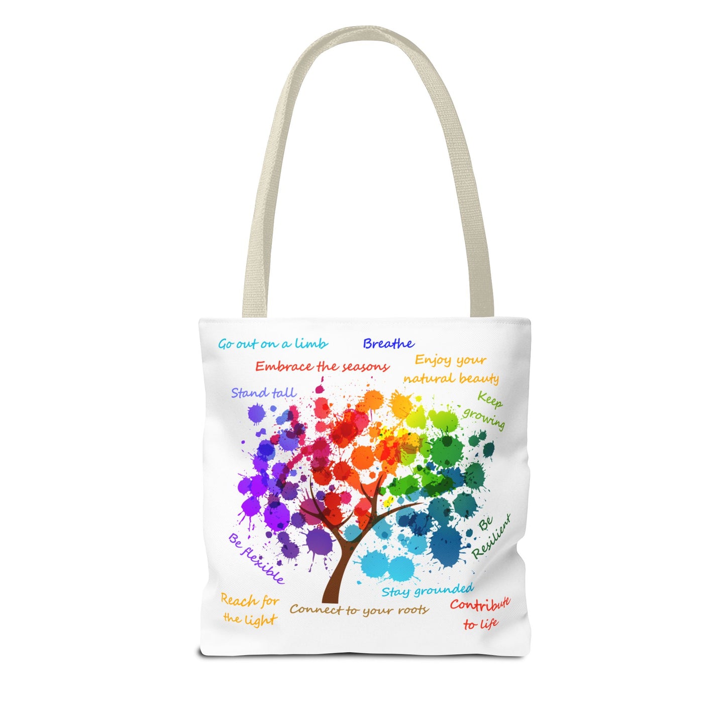 Tree of Life White - Tote Bag (AOP)