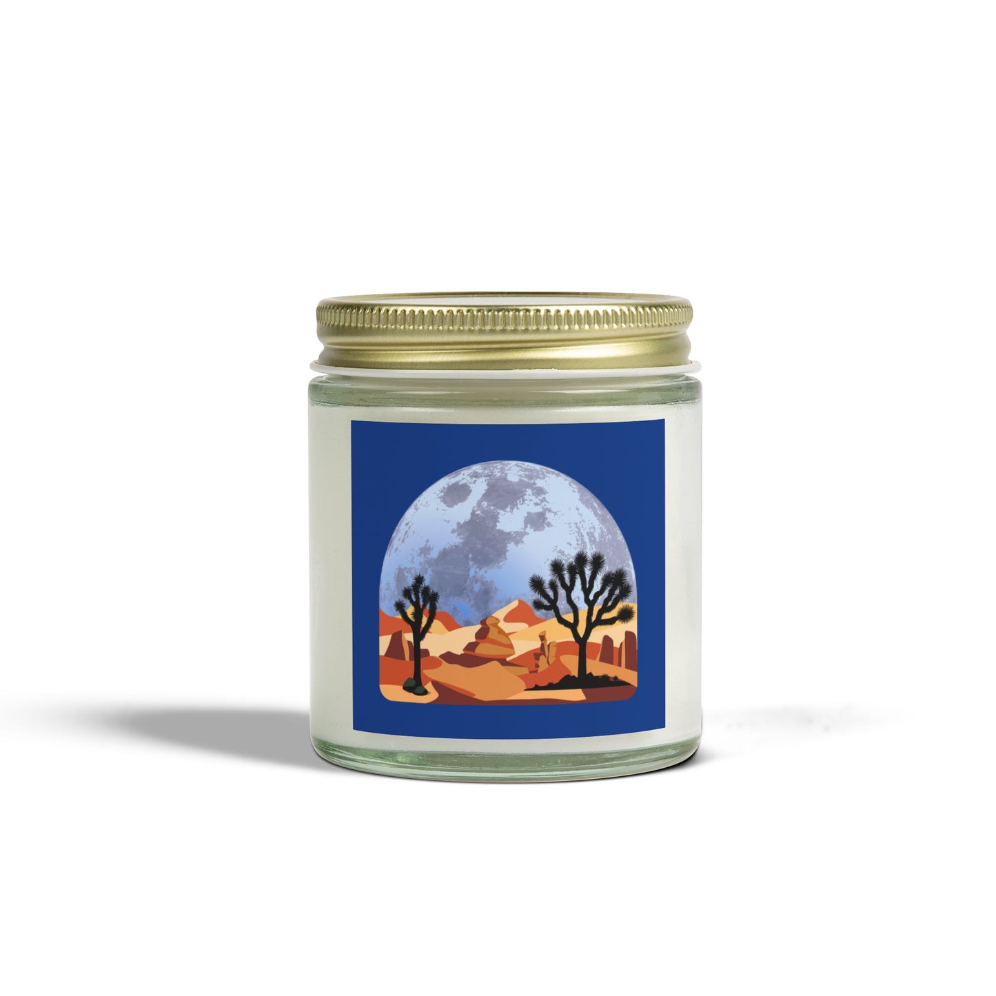 Desert-themed With Joshua Tree - Scented Coconut Apricot Candles (4oz, 9oz)