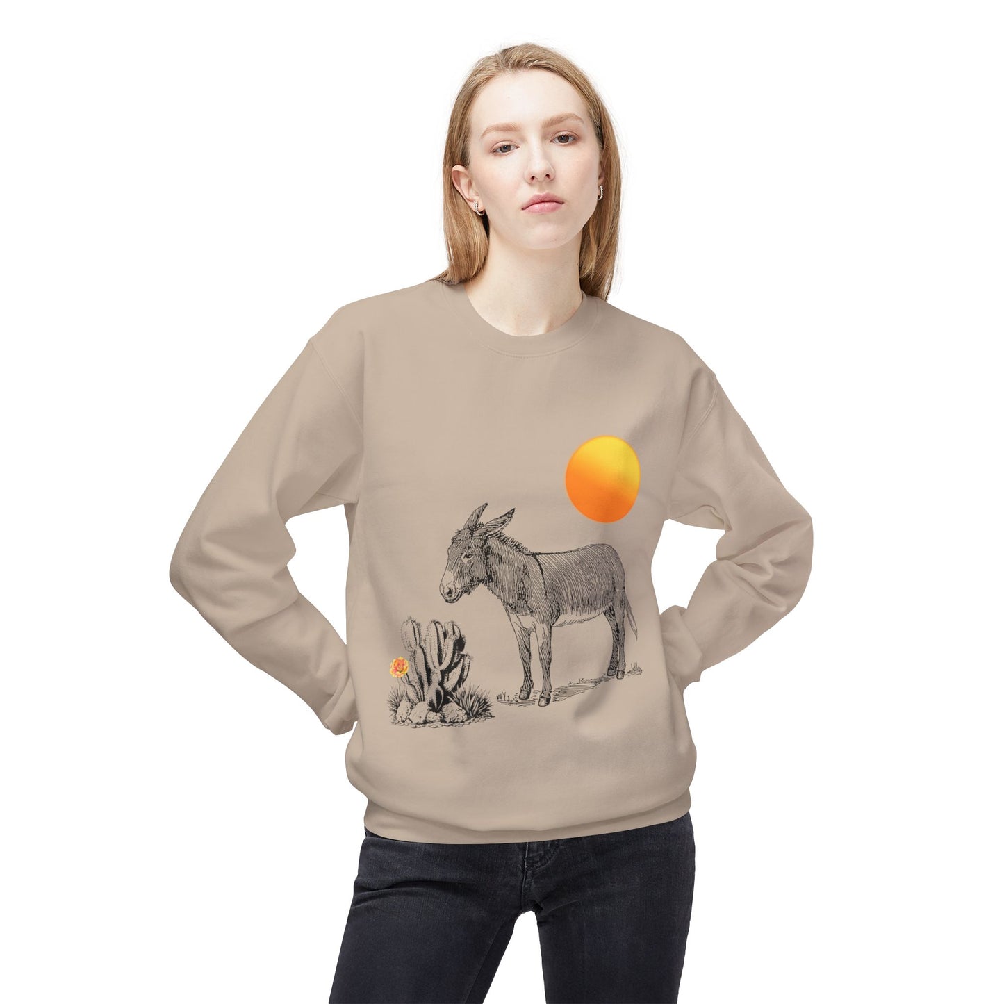 Desert Donkey - Adult Unisex Sweatshirt