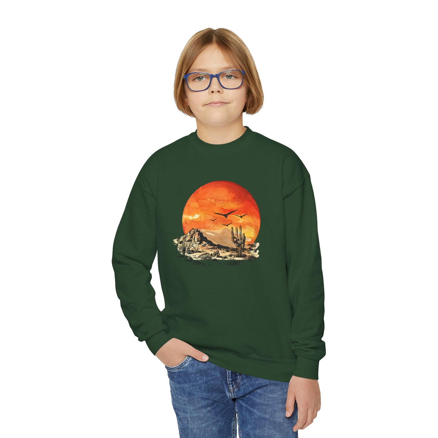 Desert Sun - Youth Crewneck Sweatshirt