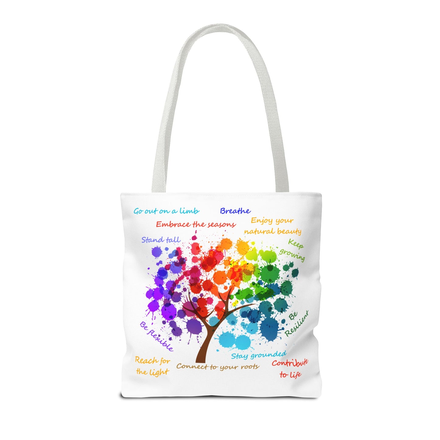 Tree of Life White - Tote Bag (AOP)