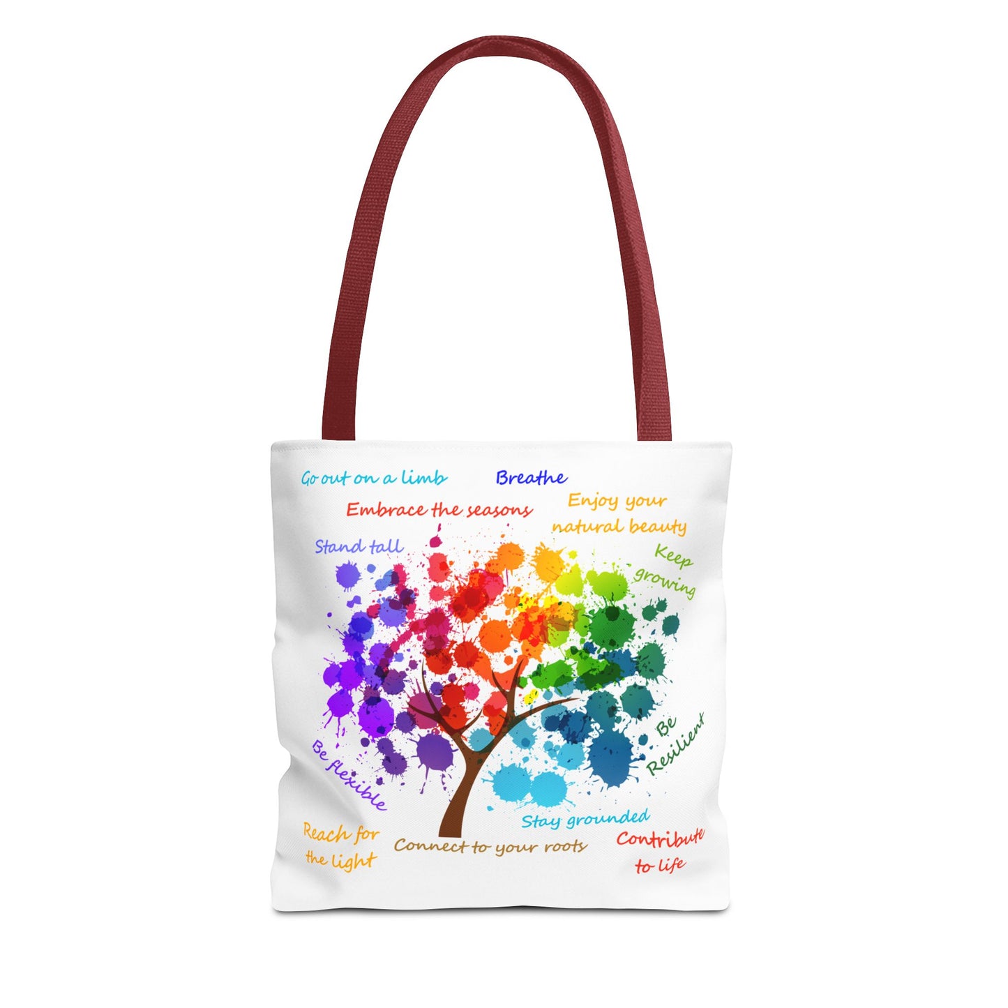 Tree of Life White - Tote Bag (AOP)