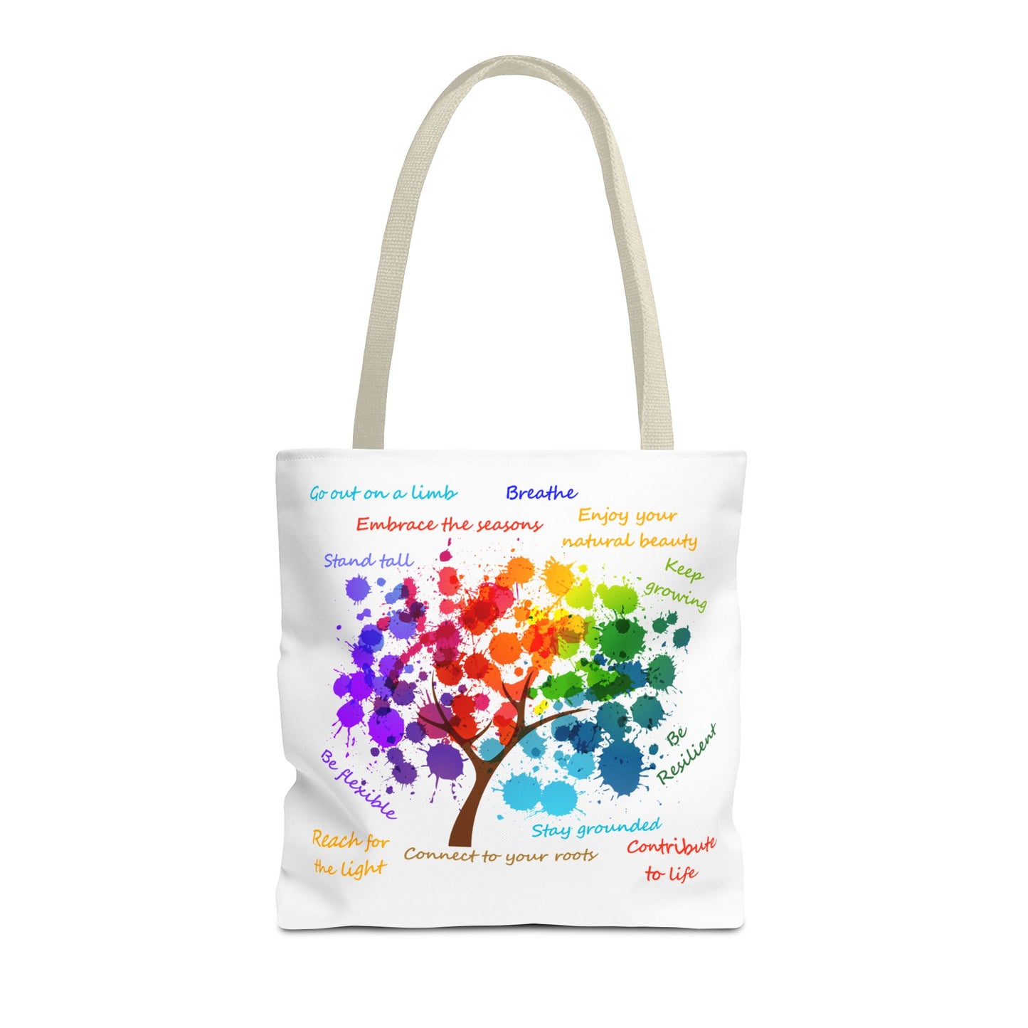 Tree of Life White - Tote Bag (AOP)