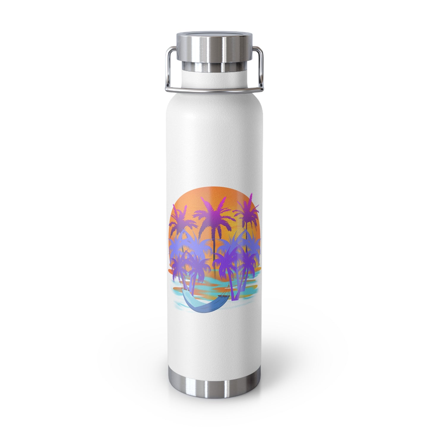 Tropical Paradise - Copper Vacuum Insulated Bottle, 22oz