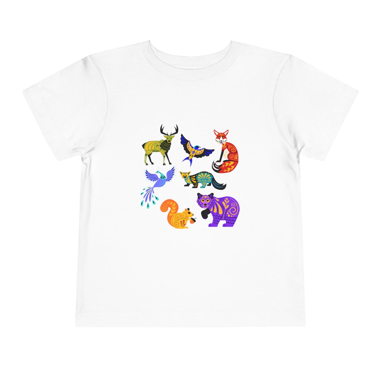 Artsy Animals - Toddler Short Sleeve Tee