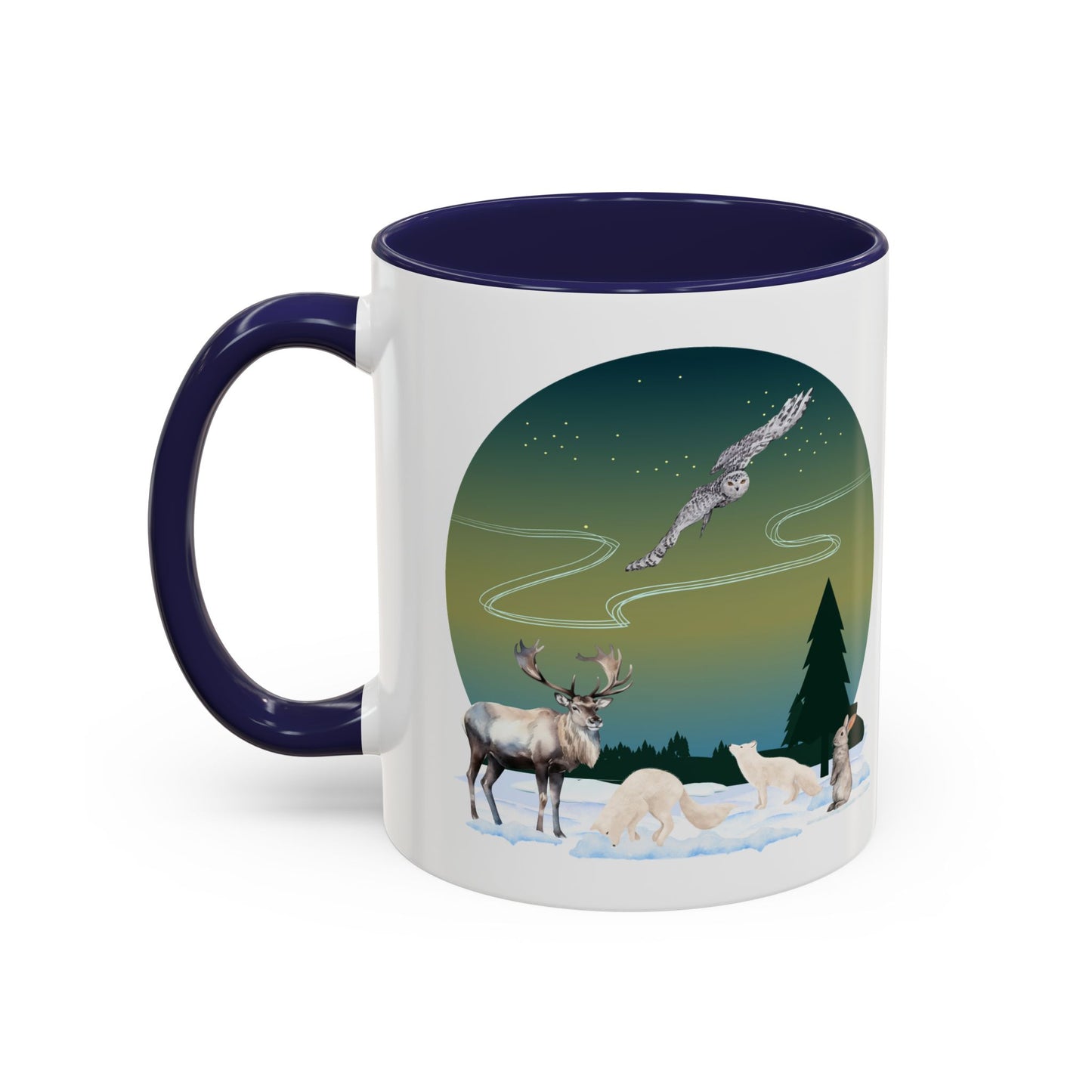 Winter Wonderland - Accent Coffee Mug (11, 15oz)