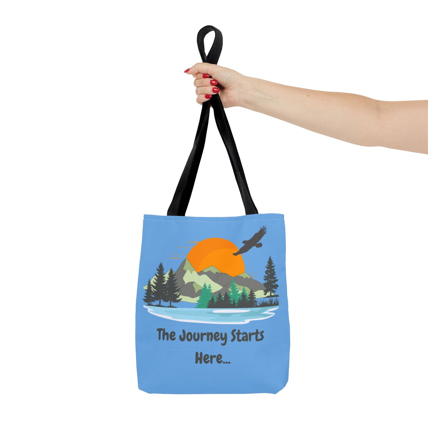 Journey Starts Here - Tote Bag (AOP)