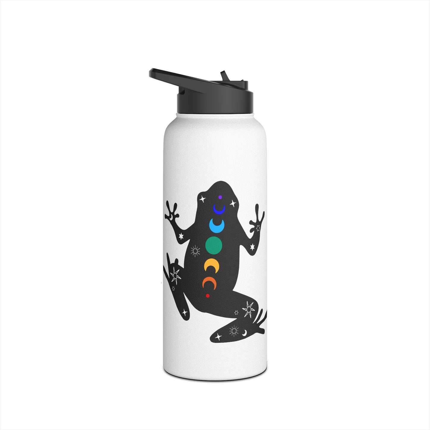 Healing Frog - Stainless Steel Water Bottle, Standard Lid