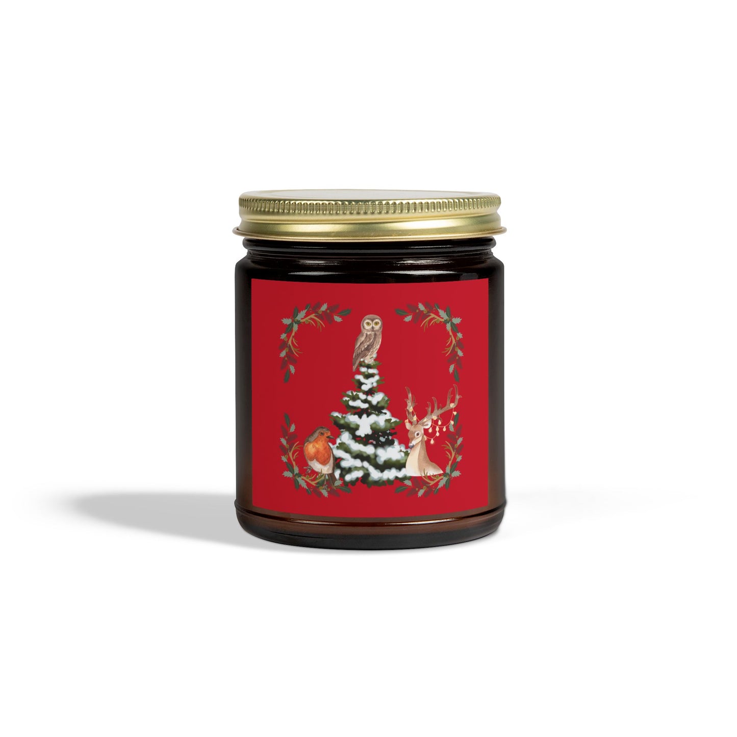 Winter Tree - Scented Candles, Coconut Apricot Wax (4oz, 9oz)