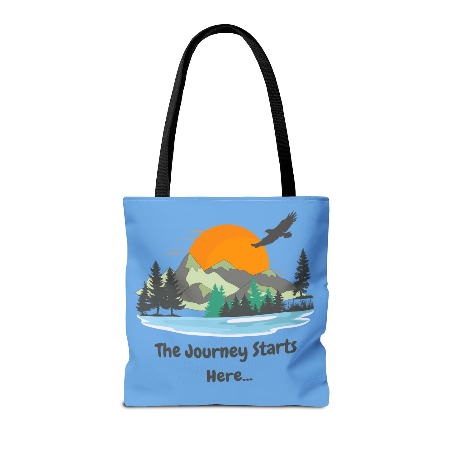 Journey Starts Here - Tote Bag (AOP)