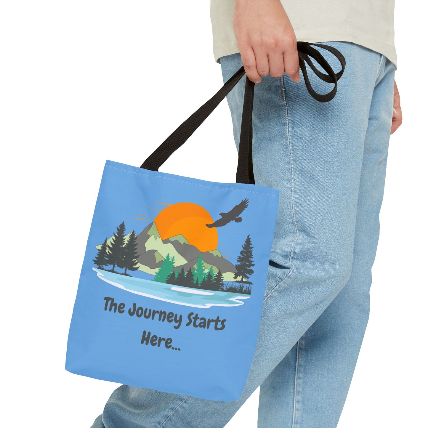 Journey Starts Here - Tote Bag (AOP)