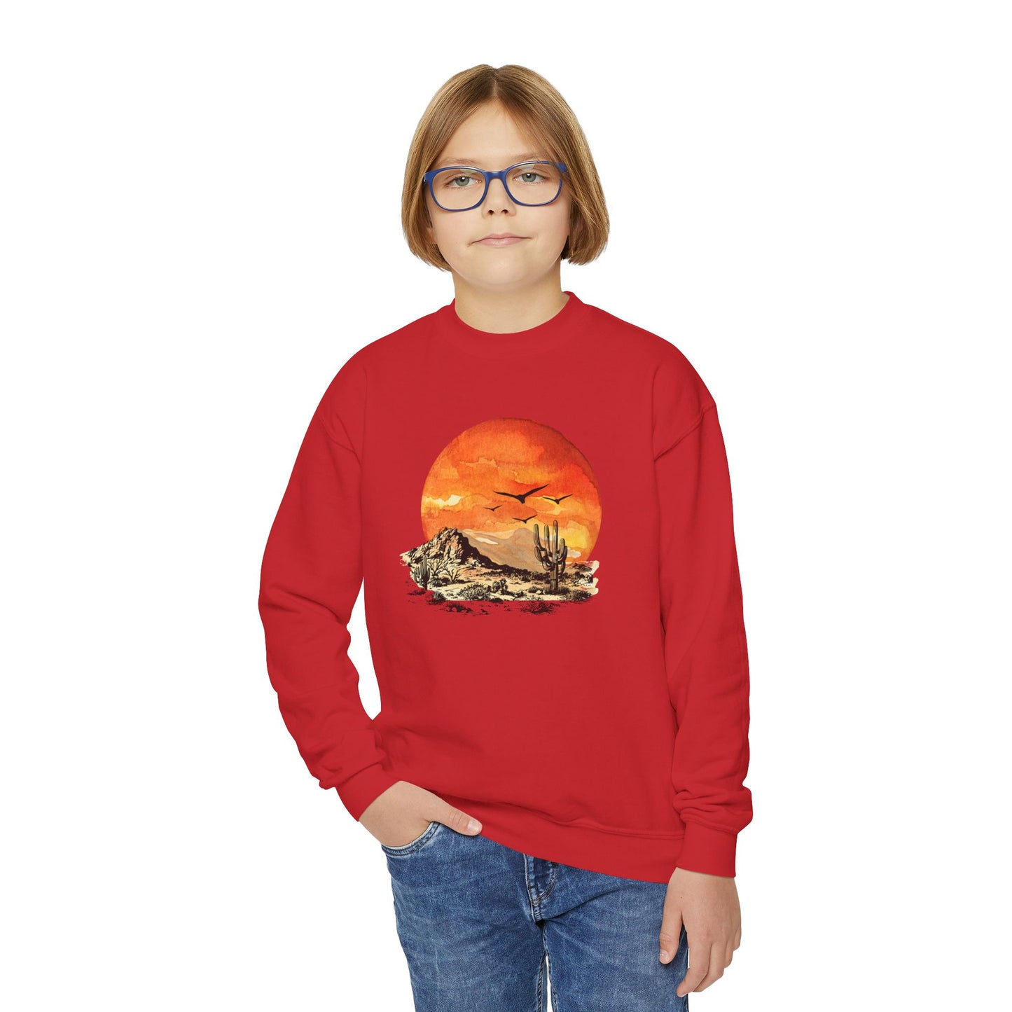 Desert Sun - Youth Crewneck Sweatshirt