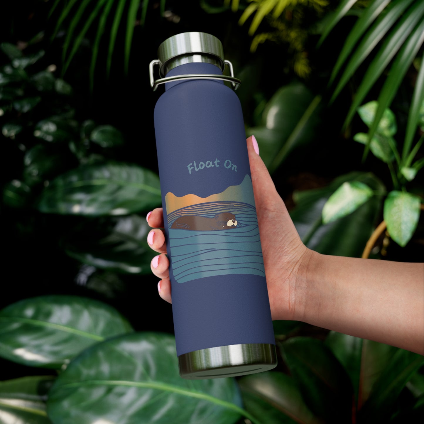 Float On - Copper Vacuum Insulated Bottle, 22oz