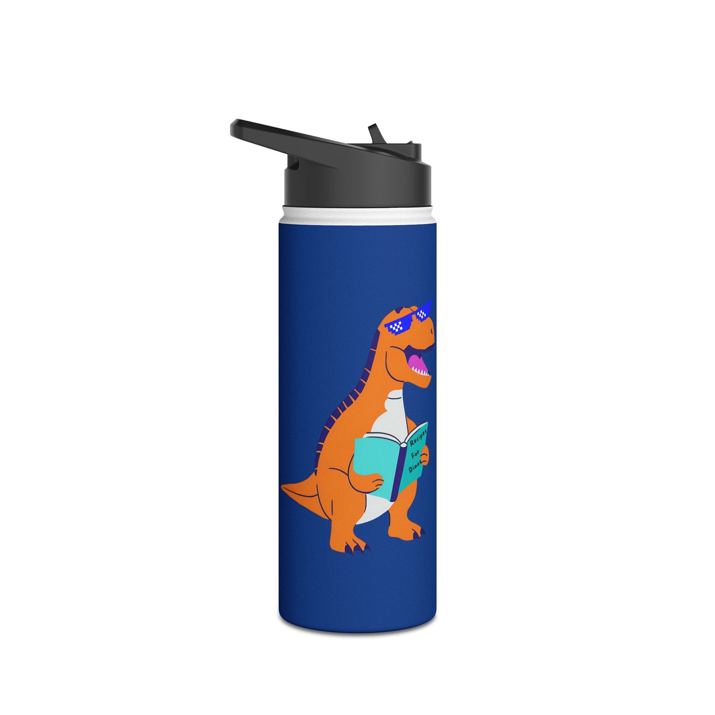 Retro T-Rex - Kids Stainless Steel Water Bottle