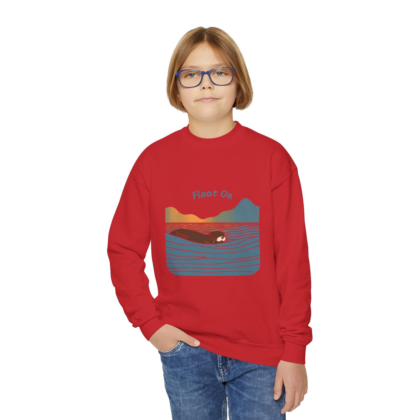 Float On - Youth Crewneck Sweatshirt